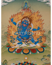Vajrapani Butadamara Thangka 