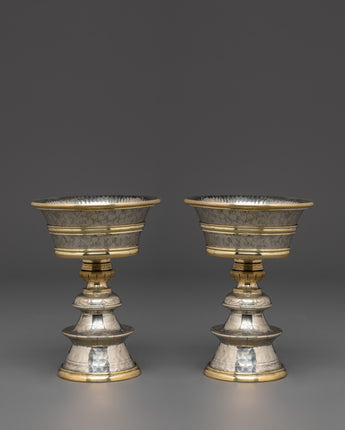 tibetan-buddhist-light-offering-butter-lamp-set