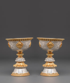 Tibetan Butter Lamp Set 