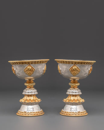 Tibetan Butter Lamp Set 