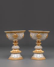Tibetan Butter Lamp Set 