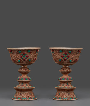 Dharma Butter Lamp Set
