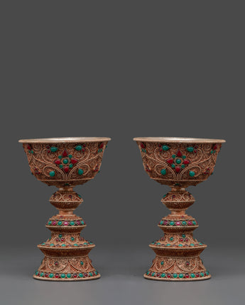 Dharma Butter Lamp Set