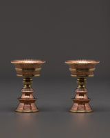 Tibetan Prayer Lamp Set