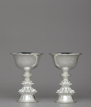 Silver Butter Lamps