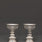 Pure Silver Tibetan Butter Lamp Set