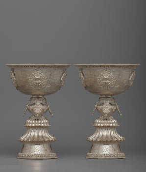 Butter Lamp Tibetan Set