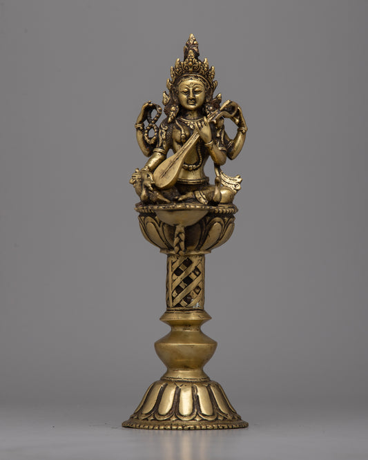 Saraswati Oil Lamp