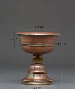 Oxidized Oil Lamp | Rituals and Meditation