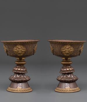 Traditional Religious Butter Lamp 