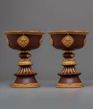 Copper Butter Lamp Set 