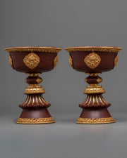 Copper Butter Lamp Set