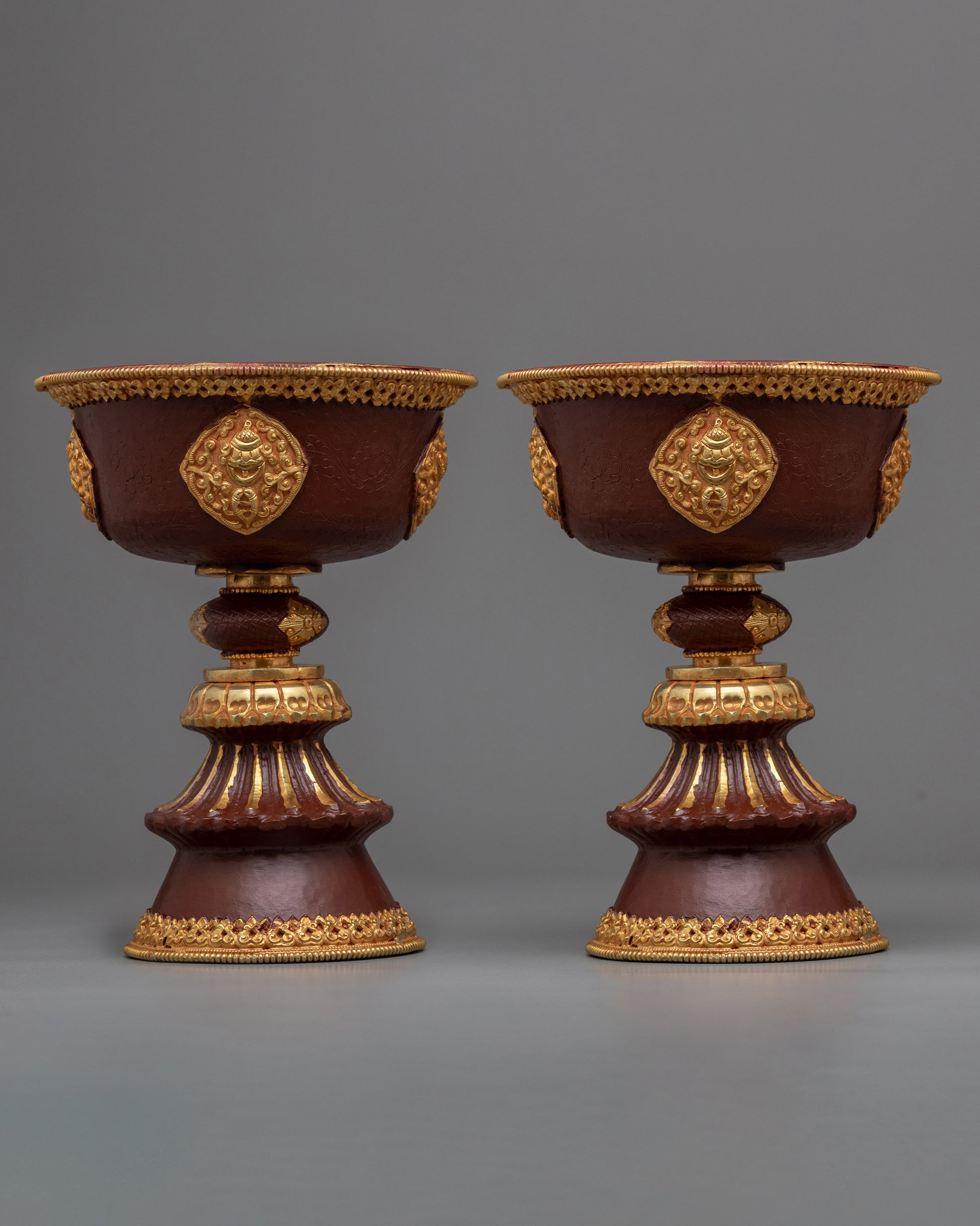 Copper Butter Lamp Set