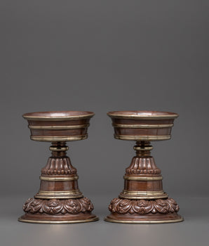 oxidized-copper-butter-lamp-set