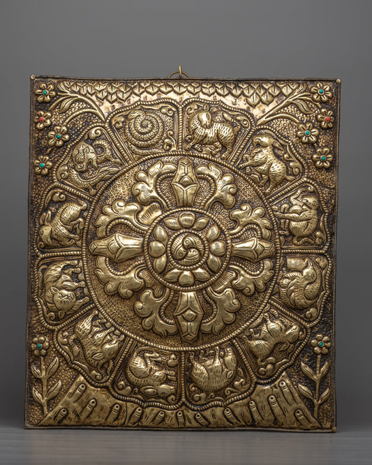 Vajra Metal Wall Hanging