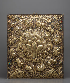Norbu Metal Wall Hanging Thanka Calander 