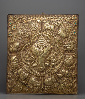 Sankha Metal Wall Hanging
