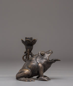 Handmade Bronze Candle Holder