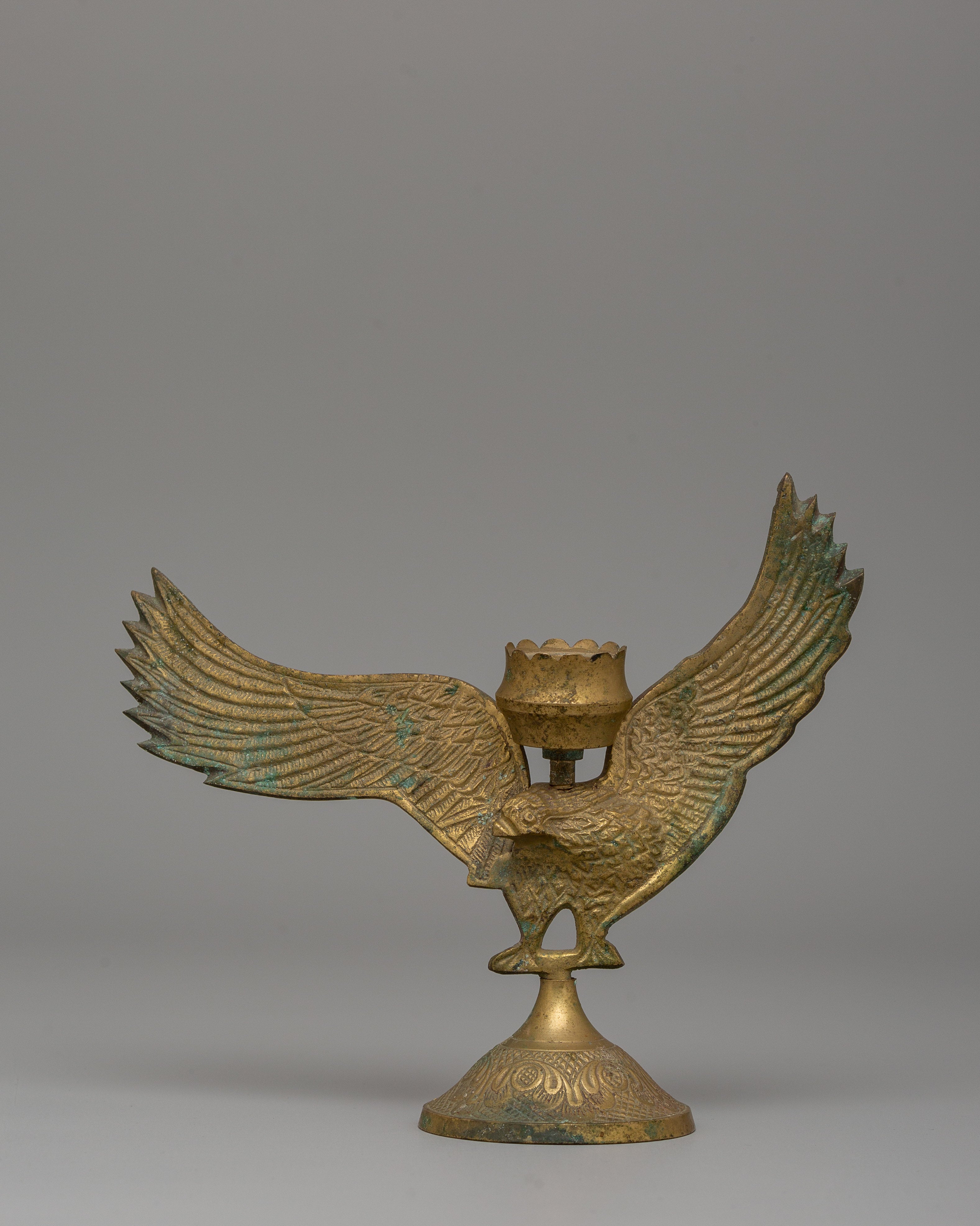 Brass Candle Lamp