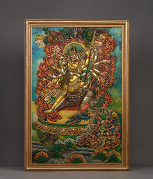 Chakrasamvara Wall Hanging Thanka