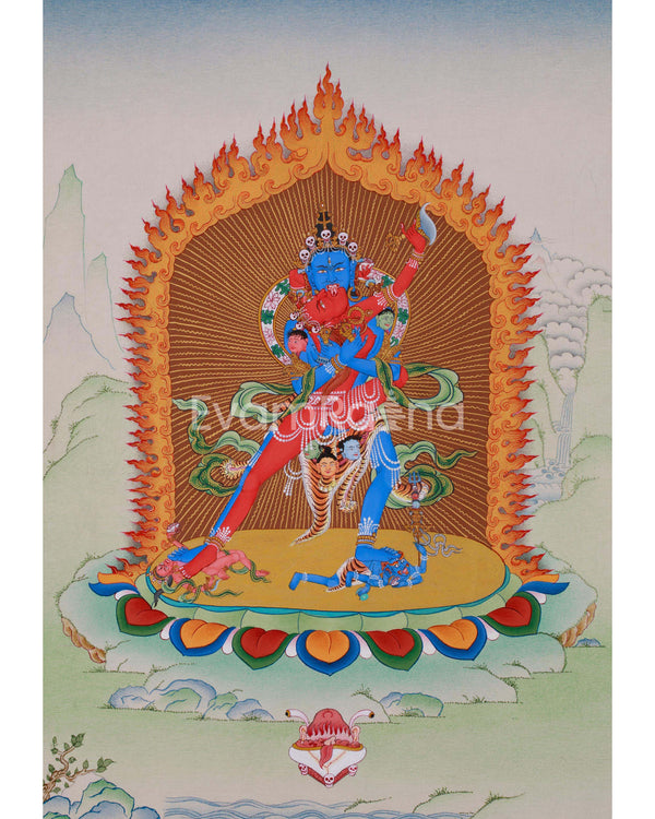 Chakrasamvara Yab-Yum Thangka