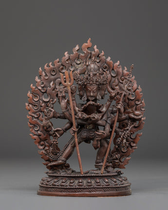 Buddhist Protection Icon Chakrasambhara Statue