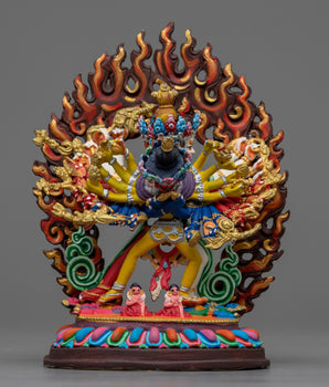 Tiny Chakrasamvara Statue | Embrace Tantric Symbolism