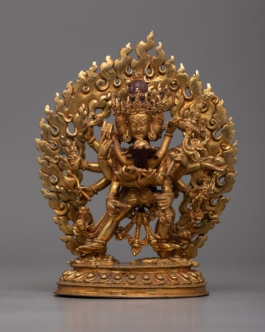 Chakrasamvara Consort Statue |  Embodying Divine Union and Spiritual Bliss