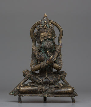 Chakrasamvara Buddhist Statue With His Consort