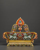 Hand-painted Buddhist Chemar Box