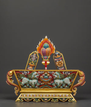 Hand-painted Buddhist Chemar Box