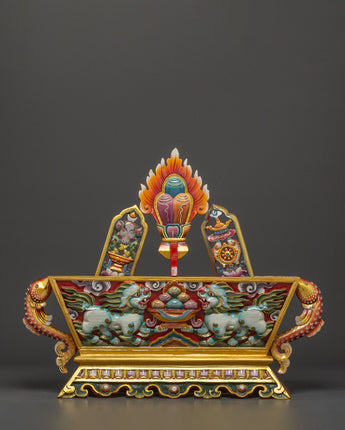 Hand-painted Buddhist Chemar Box