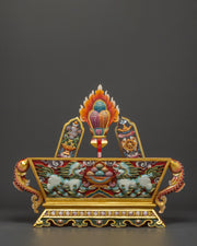 Hand-painted Buddhist Chemar Box