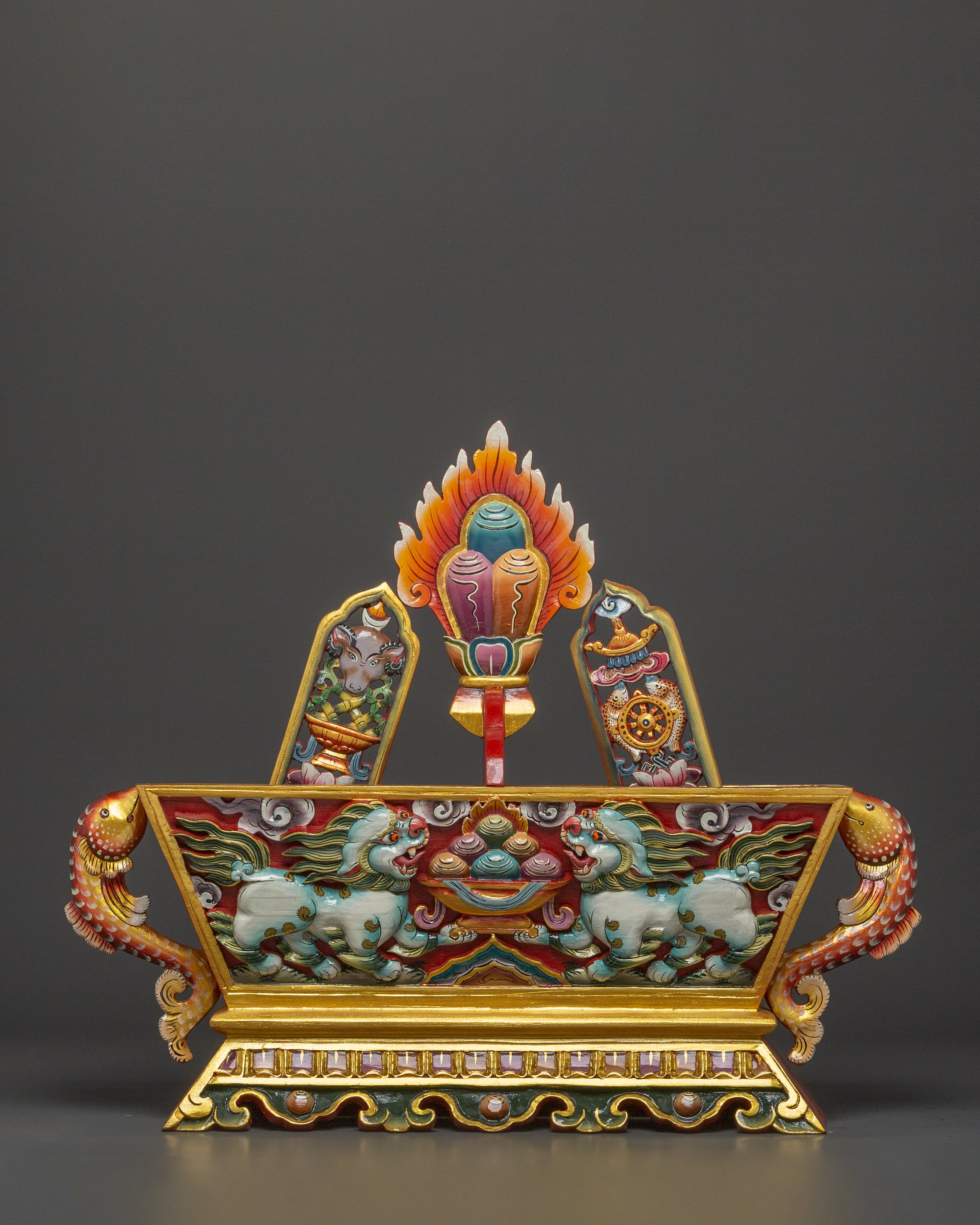 Hand-painted Buddhist Chemar Box