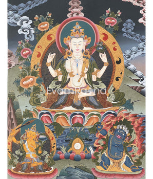 Chengrezig Thangka