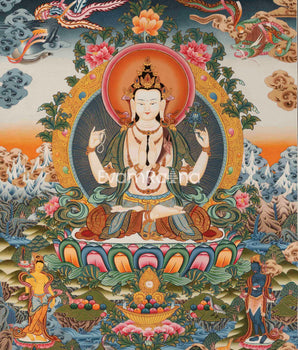 Chenresig Bodhisattva Thangka