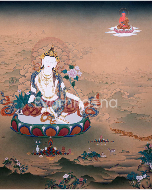 Chenrezig With Amitabha 