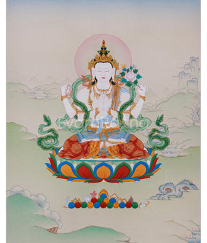 tibetan-thangka-of-chenrezig