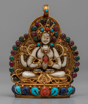 Chenresig Prayer Locket