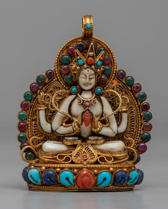 Chenresig Prayer Locket