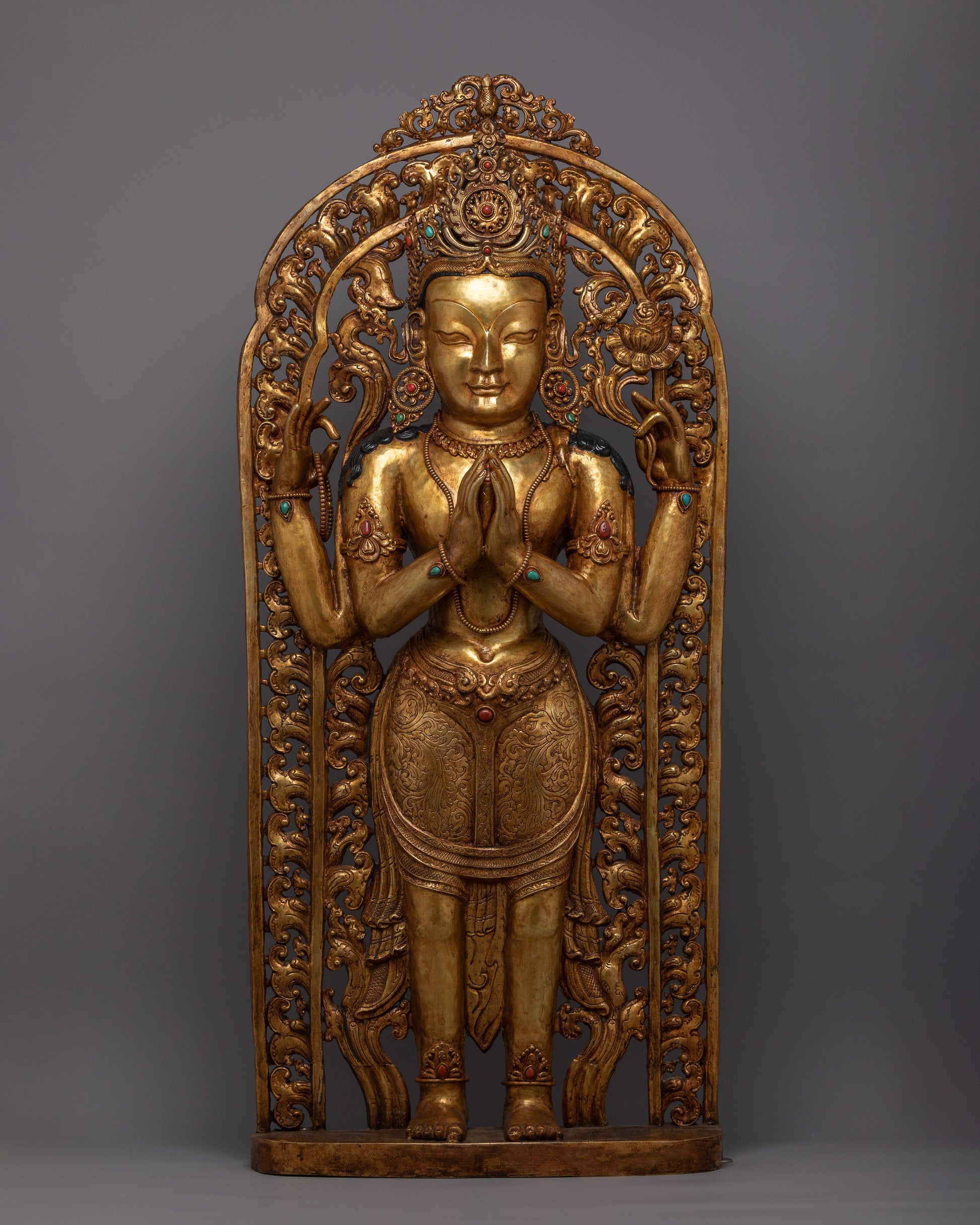 Standing 4 Arm Chenrezig Statue