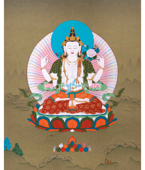  Chenrezig Thangka 