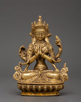 handcrafted-brass-chenresig-statue