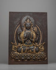 Chenrezig Bodhisattva Iron Wall Decor