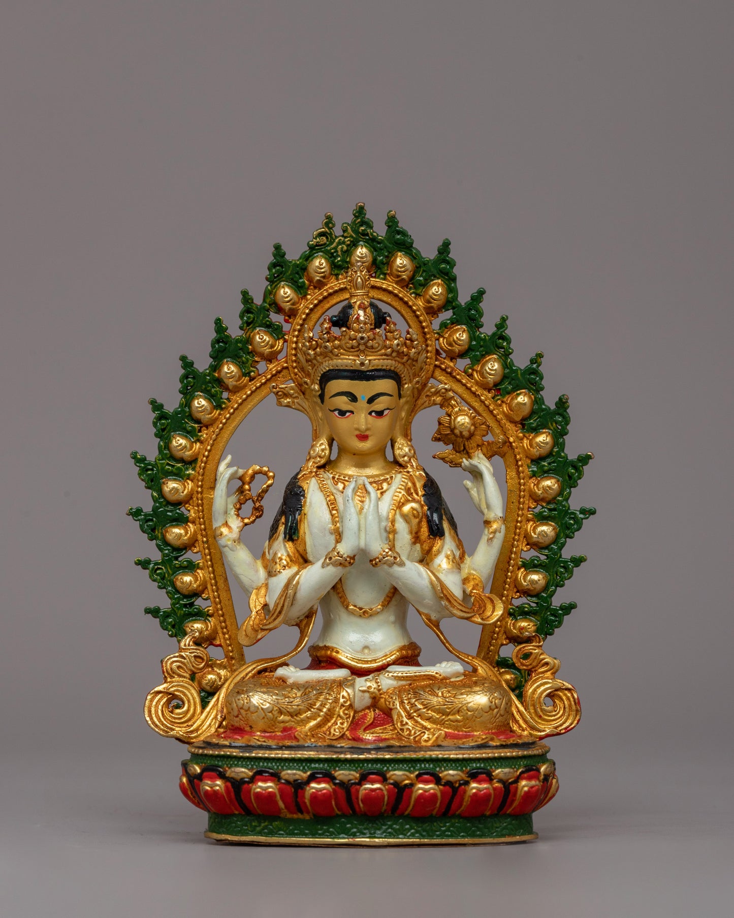  Phagpa Chenresig Figurine 