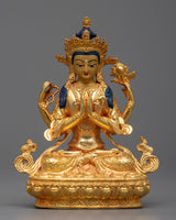 Bodhisattva Four -Armed Chenrezig Statue