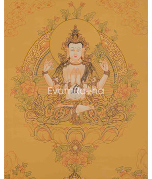 Avalokiteshvara Chengrezig Thangka