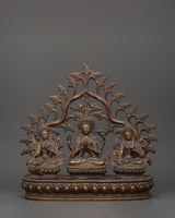 chenrezig-green-tara-and-white-tara-in-throne