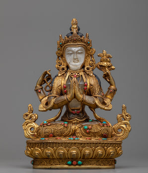 Chenresig Meditation Statue