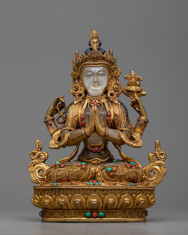 Chenresig Meditation Statue